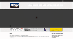 Desktop Screenshot of mep-online.de